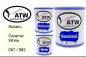 Preview: Subaru, Ceramic White, 057 / 982: 1L Lackdose + 1L Klarlack + 500ml Härter - Set, von ATW Autoteile West.